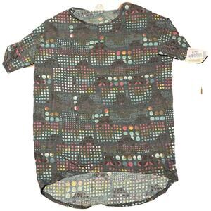 LuLaRoe Irma Women's High-Low Tunic Top with Unique Print​